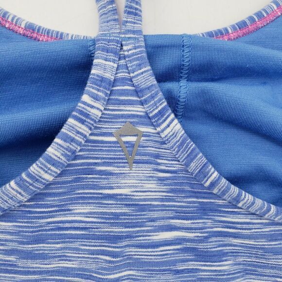 Ivivva Girls Lululemon Blue Tank Top with Shelf Bra Gym Class Workout Size 12 - Picture 6 of 11